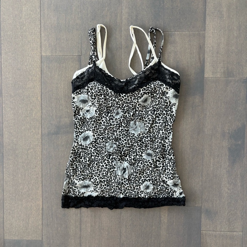 Leopard Print Double Strapped Tank